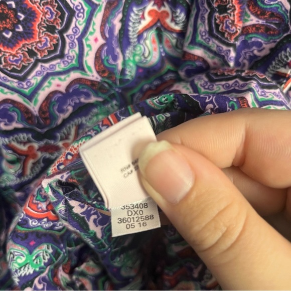 Victoria's Secret Sleep Shirt Womens large Purple Pink Medallion Print Mayfair - Picture 4 of 6